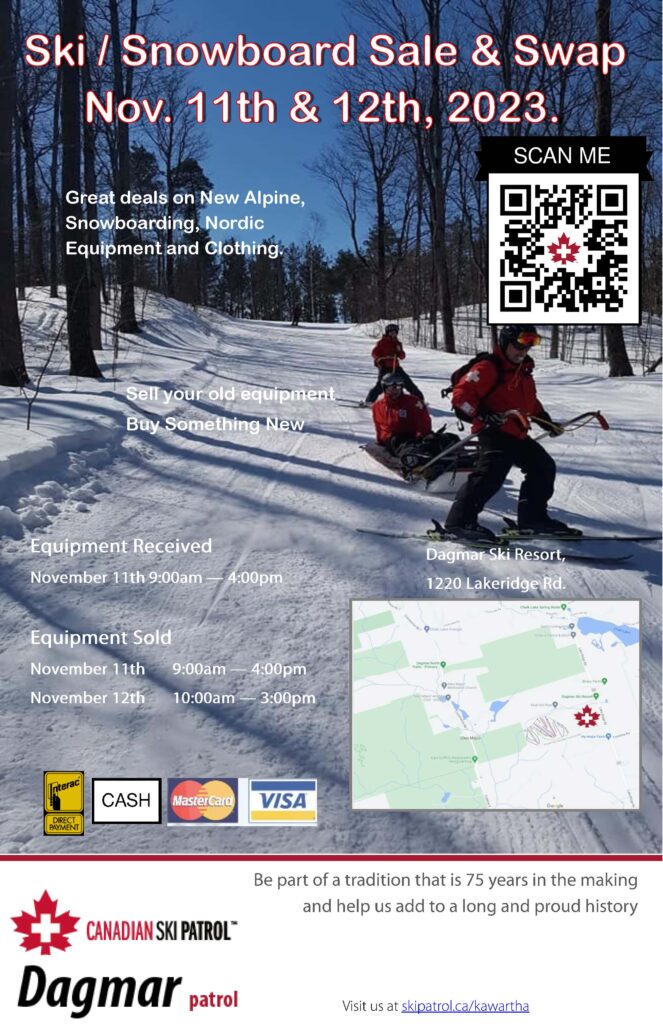 Events for February 2024 Canadian Ski Patrol Kawartha Zone