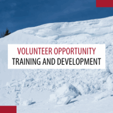 Volunteer Opportunity – Avalanche Programs Coordinator