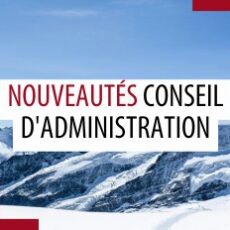 Message du nouveau président du conseil d’administration