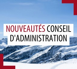 Message du nouveau président du conseil d’administration