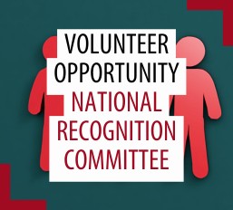 National Recognition Committee update and volunteer opportunities