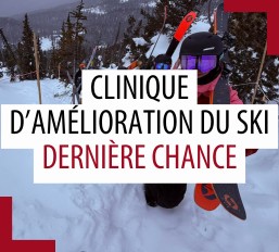 Dernière chance pour participer à la Clinique de perfectionnement en glisse de la division Mountain 2026
