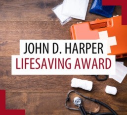 John D. Harper Lifesaving Award – Robert Cotey, Western Zone