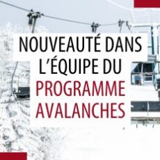 Nouveauté dans l’équipe du programme national Avalanches