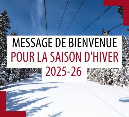 Bienvenue à l’hiver 2025-26 Bienvenue à l’hiver 2025-26