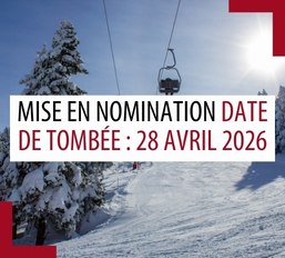 Rappel – La période des mises en nomination nationale prend fin le 28 avril.