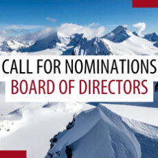 Call for nominations for candidates for the board of directors